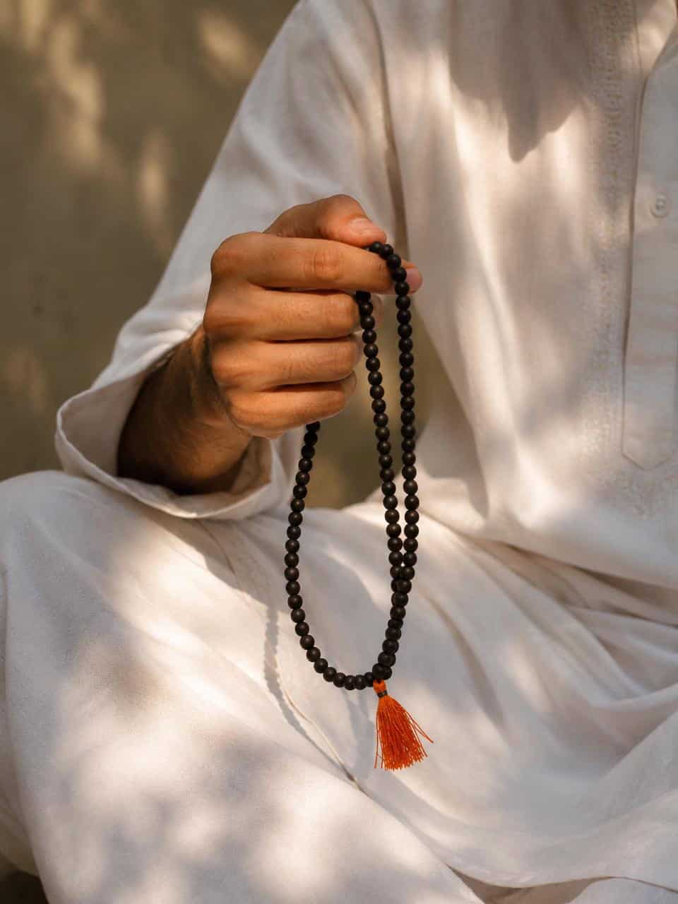 Karungali Malai | Original Ebony Wood Mala | Black Karungal Malai for Protection - Image 2