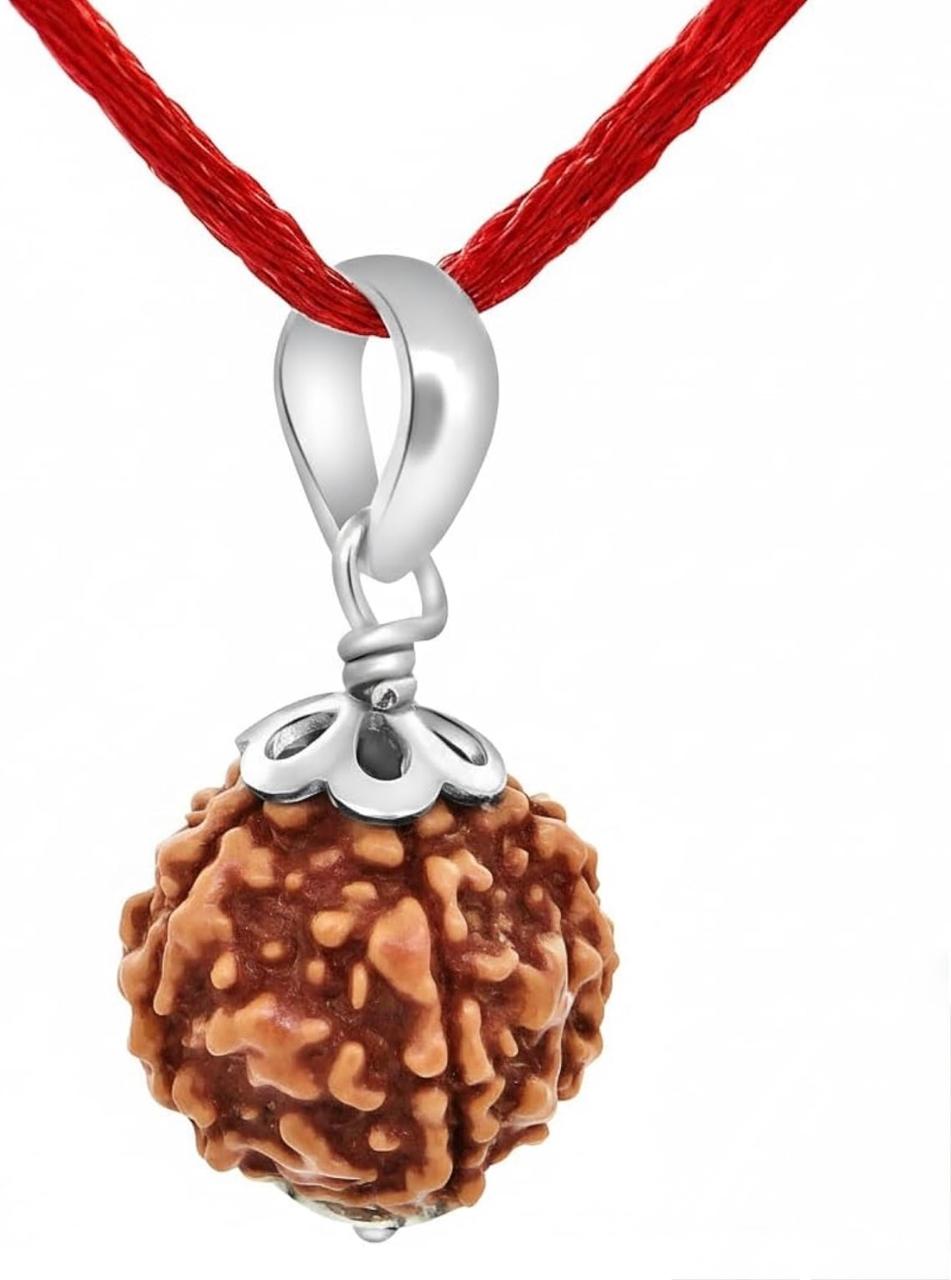 Home authentic 5 mukhi rudraksha pendant for men & women